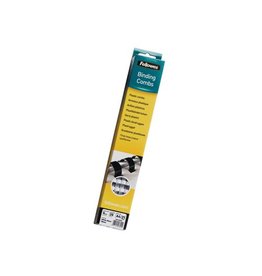 Fellowes Fellowes bindruggen, doos van 25 stuks, 6 mm, wit