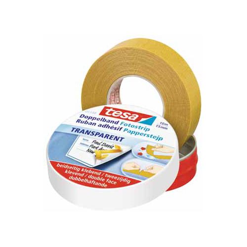 Tesa Tesa dubbelz. knutseltape Fotostrip, 15mm x 10m