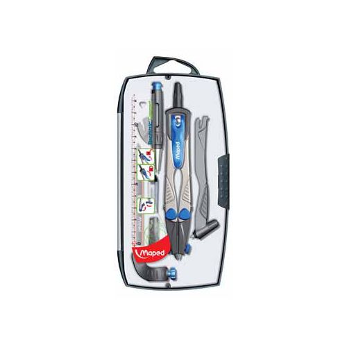 Maped Maped passer Technic Compact 7-delige passerdoos: 1 passer Technic Compact, 1 verlengstuk, 1 universee...