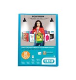 Elba OXFORD Polyvision personaliseerbare presentatiealbum, formaat A4, uit PP, 20 tassen, blauw