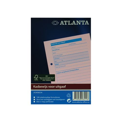 Atlanta by Jalema Atlanta blok kasbewijs voor uitgave