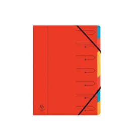 Exacompta Voorordner 7 Tabs Rood [1st]