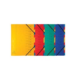 Exacompta Voorordner 12 Tabs Ass [8st]