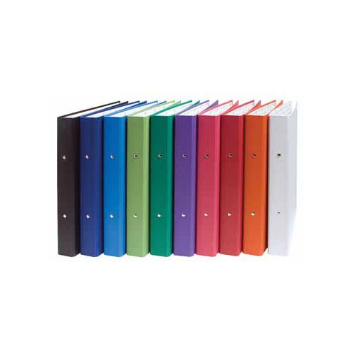 Exacompta Exacompta Ringmap geassorteerde kleuren: wit, oranje, rood, roze, paars, groen, lichtgroen, blauw, donker