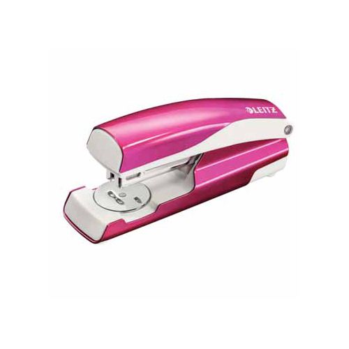 Leitz Leitz NeXXt WOW 5502 nietmachine, roze metallic, op blister