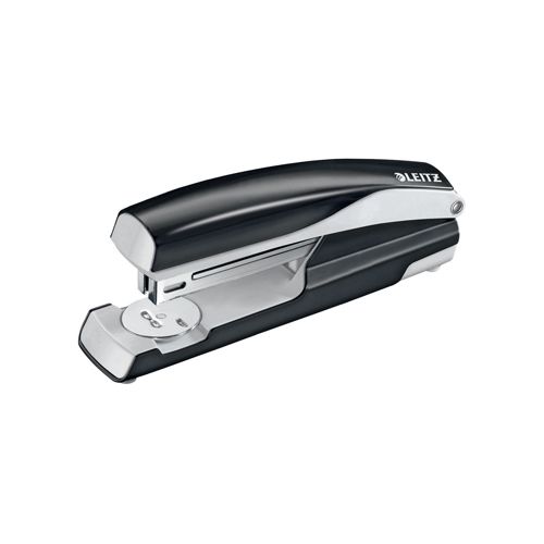 Leitz Leitz NeXXt sterke metalen full-strip nietmachine, niet 40 vel, voor P4 nietjes 24/8 en 26/8, zwart