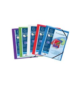 Exacompta Elastomap 3 Klep A4 Ass [5st]