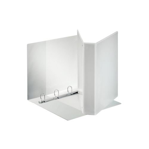 Esselte Esselte personaliseerbare ringmap PP voor ft A4 maxi rug van 6,3 cm , 4 D-ringen van 40 mm, wit