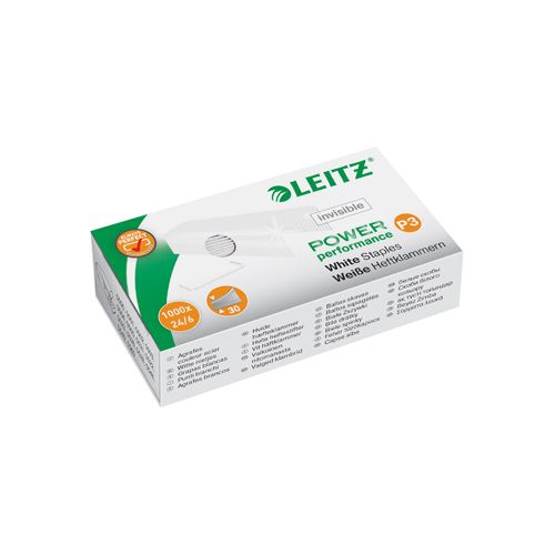 Leitz Leitz Power Performance P3 witte nietjes, doos 1000st [10st]