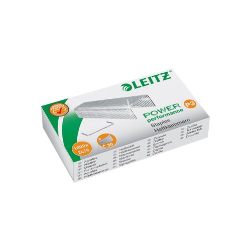 Leitz Leitz nietjes 24/6 doos van 1000