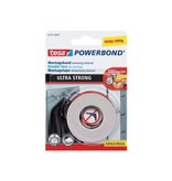 Tesa Tesa Powerbond montagetape Ultra Strong, dubbelzijdig ft 19 mm x 1,5 m, wit, op blister
