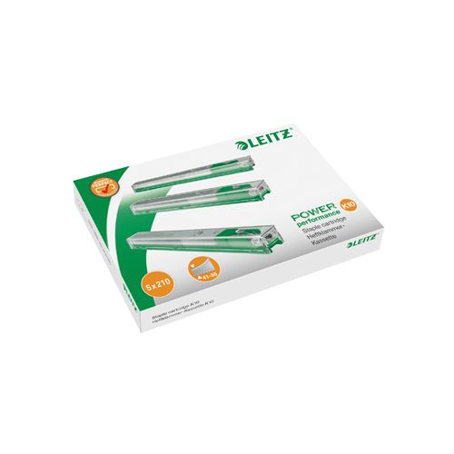 Leitz Leitz Power Performance K10 cartridge, 10mm pootlengte, 210 nietjes per cartridge