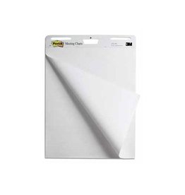 Post-It Super Sticky Post-it meeting chart, ft 63,5 x 76,2 cm, gerecycleerd, blok van 30 vel, pak van 2 stuks