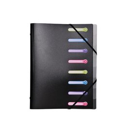 Exacompta Voorordner 8 Vakken Zwart [1st]