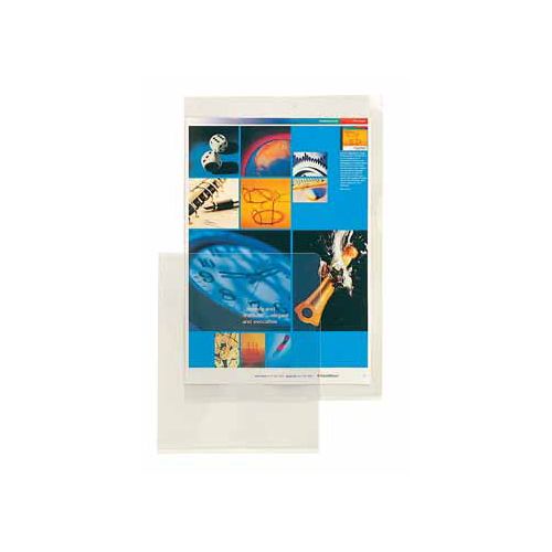 Esselte Esselte L-map, copy safe, glashelder, A4 105 micron, pak van 100 stuks, transparant