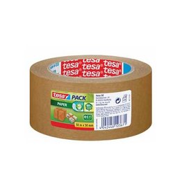 Tesa Tesa verpakkingsplakband Paper, ft 50 mm x 50 m, papier, bruin
