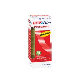 Tesa Tesafilm transparante tape, ft 19 mm x 33 m, 8 rolletjes
