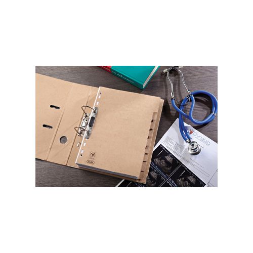 Elba OXFORD Touareg tabbladen, uit karton, ft A4, onbedrukt, 11-gaatsperforatie, 5 tabs