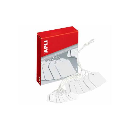Apli Apli draadetiketten ft 8 x 19 mm (b x h) (381), doos van 1.000 stuks
