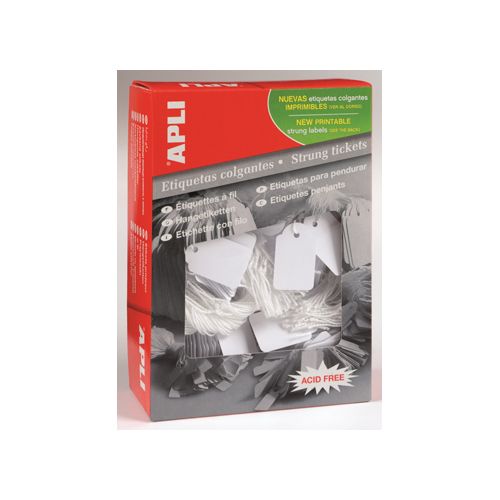 Apli Apli draadetiketten ft 15 x 24 mm (b x h) (388), doos van 1.000 stuks