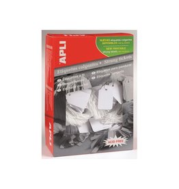 Apli Apli draadetiketten ft 28 x 43 mm (b x h) (391), doos van 500 stuks