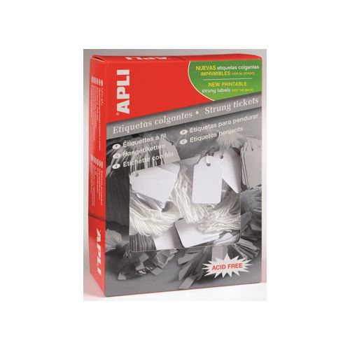Apli Apli draadetiketten ft 36 x 53 mm (b x h) (392), doos van 500 stuks