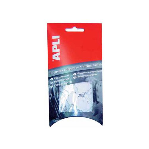 Apli Apli draadetiketten ft 22 x 35 mm (b x h) (7011), etui van 100 stuks
