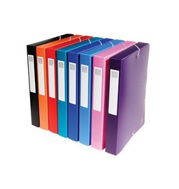 Exacompta Exacompta elastobox rug van 4 cm                         geassorteerde kleuren