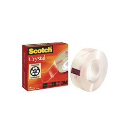 Scotch Scotch Plakband Crystal ft 19 mm x 33 m, doos met 1 rolletje