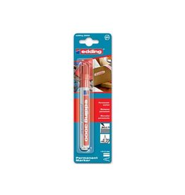 Edding Edding permanent marker 3000 rood, op blister [10st]