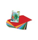 Folia Folia gekleurd tekenpapier, 130 g, ft 21 x 29,7 cm, A4, geassorteerde kleuren, blok van 20 vel