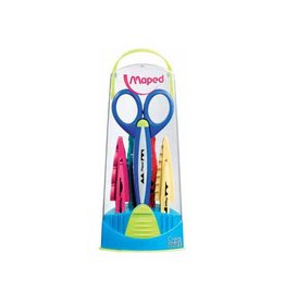 Maped Maped kartelschaar Créa cut set: 1 schaar, 5 kartelmotieven en 2 verschillende samenstellingen