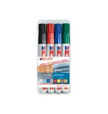 Edding Edding permanent marker e-3300 blister 4st in assorti