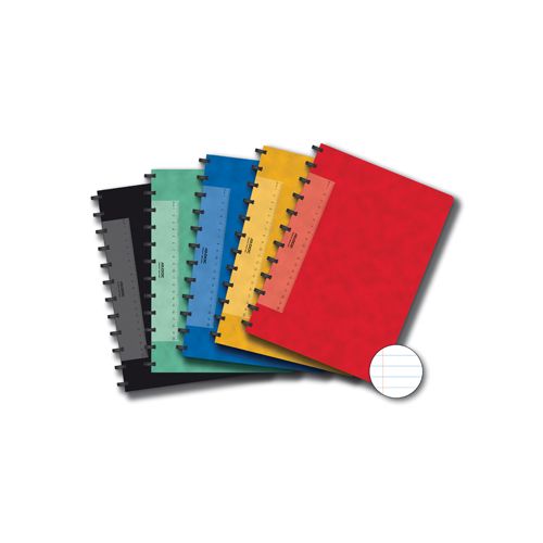 Adoc Adoc Classic schrift, ft A4, 144 bladzijden, gelijnd, geassorteerde kleuren