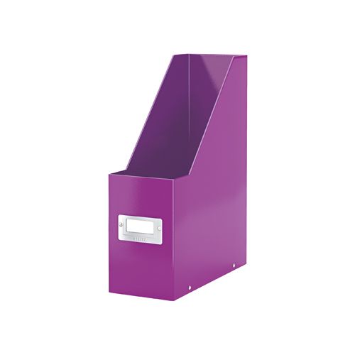 Leitz Leitz tijdschriftenhouder Wow Click & Store paars