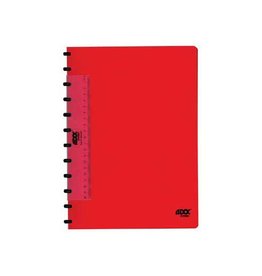 Adoc Adoc Classic schrift, ft A4, 144 bladzijden, commercieel geruit, geassorteerde kleuren