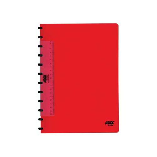 Adoc Adoc Classic schrift, ft A4, 144 bladzijden, commercieel geruit, geassorteerde kleuren