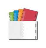 Adoc Adoc Colorlines schrift, ft A4, 144 bladzijden, geruit 5 mm, geassorteerde kleuren