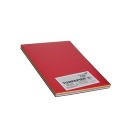 Folia Folia gekleurd tekenpapier, 120 g, ft 21 x 29,7 cm, A4, geassorteerde kleuren, pak van 100 vel