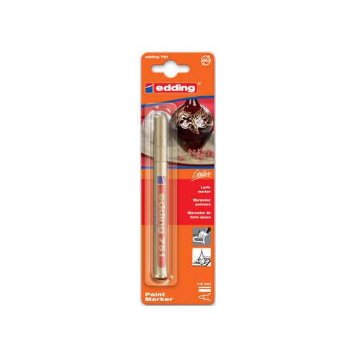 Edding Edding paintmarker e-751 Professional goud, op blister