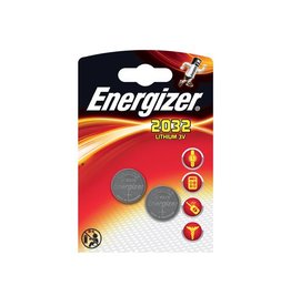 Energizer Energizer knoopcel CR2032, blister van 2 stuks
