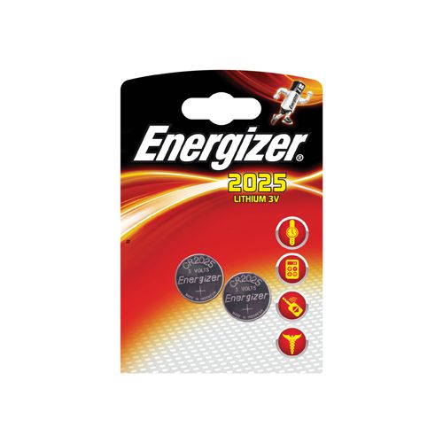 Energizer Energizer knoopcel CR2025, blister van 2 stuks