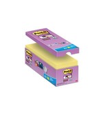 Post-It Super Sticky Post-it Super Sticky notes, 90 vel, ft 76 x 76 mm, geel, pak van 14 blokken + 2 gratis