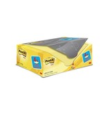 Post-It Notes Post-it Notes, 100 vel, ft 76 x 127 mm, geel, pak van 16 blokken  + 4 gratis
