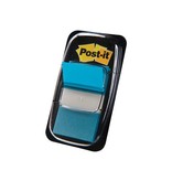 Post-it Post-it index standaard, ft 24,4 x 43,2 mm, houder met 50 tabs, turkoois