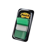 Post-it Post-it Index standaard, 25,4x43,2mm, groen, houder 50 tabs