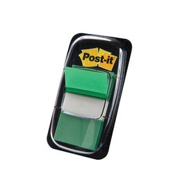 Post-It Index Post-it index standaard, ft 24,4 x 43,2 mm, houder met 50 tabs, groen