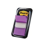 Post-it Post-it Index standaard, 25,4x43,2mm, paars, houder 50 tabs