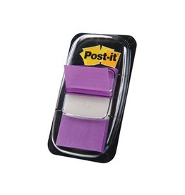 Post-It Index Post-it index standaard, ft 24,4 x 43,2 mm, houder met 50 tabs, paars