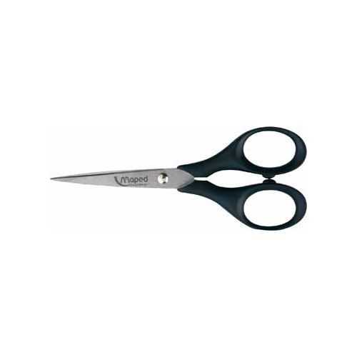 Maped Maped schaar Precise, ft 13 cm, rechts en links, scherpe punt, RVS, zwart, blister van 1 stuk
